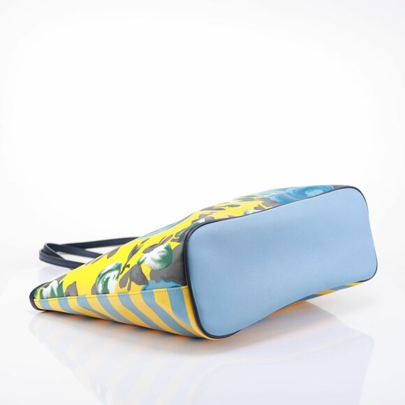 Marc by Marc Jacobs Reversible Jerrie Desert Rose Canvas Tote Yellow - Picture 8 of 12